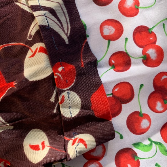 Thrashed 70s Cherry Banana Pear Button Down - Picture 4 of 15